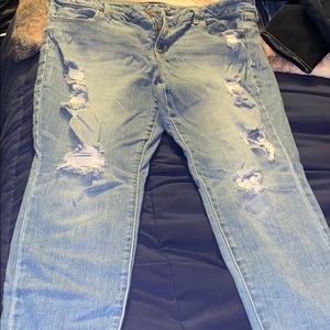 American eagle ripped leggings